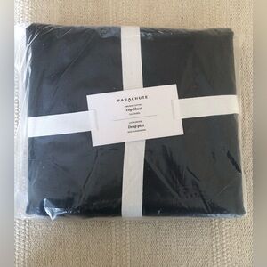 New Parachute Home Queen Full Brushed Cotton Top Sheet Dusk